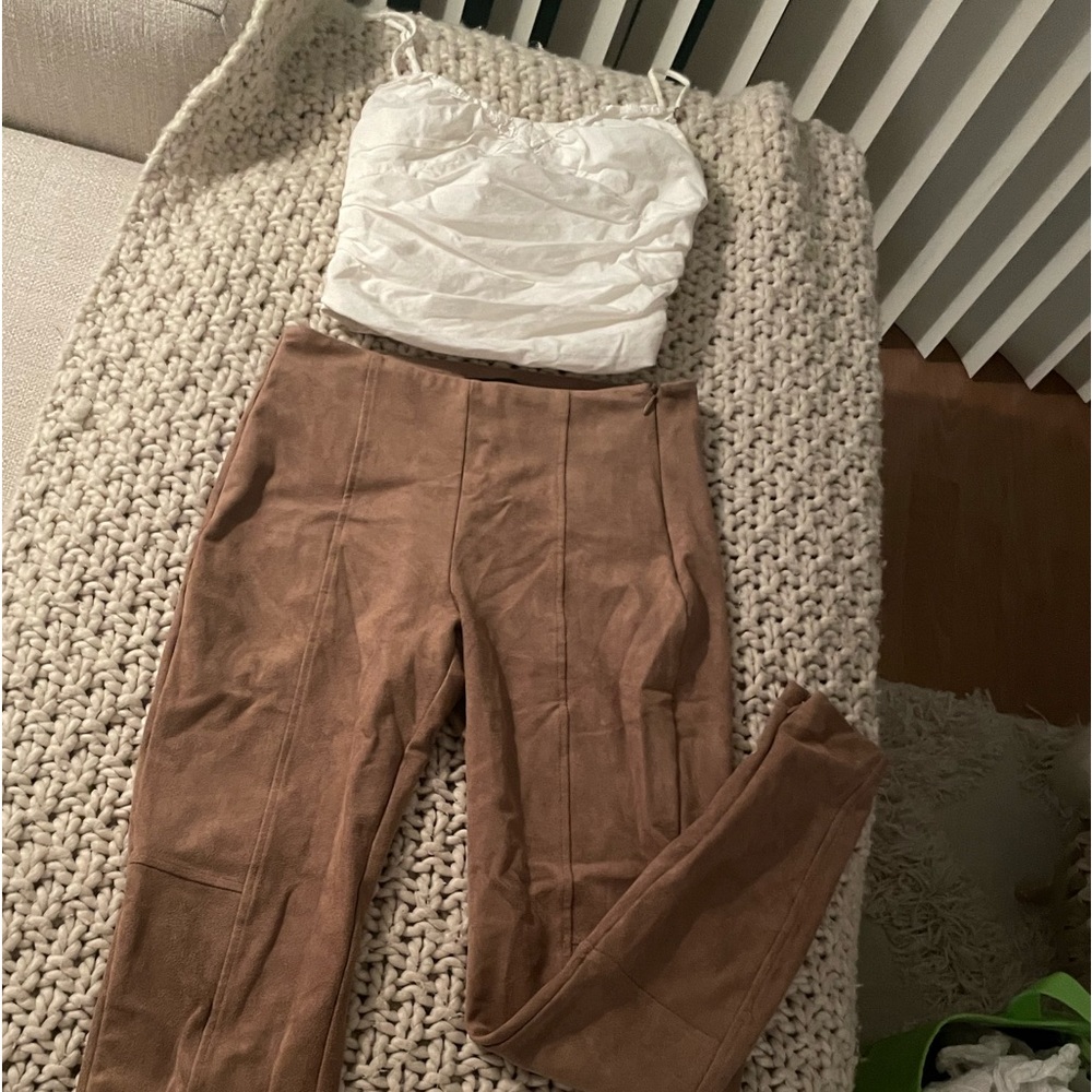 Zara White Cami Top